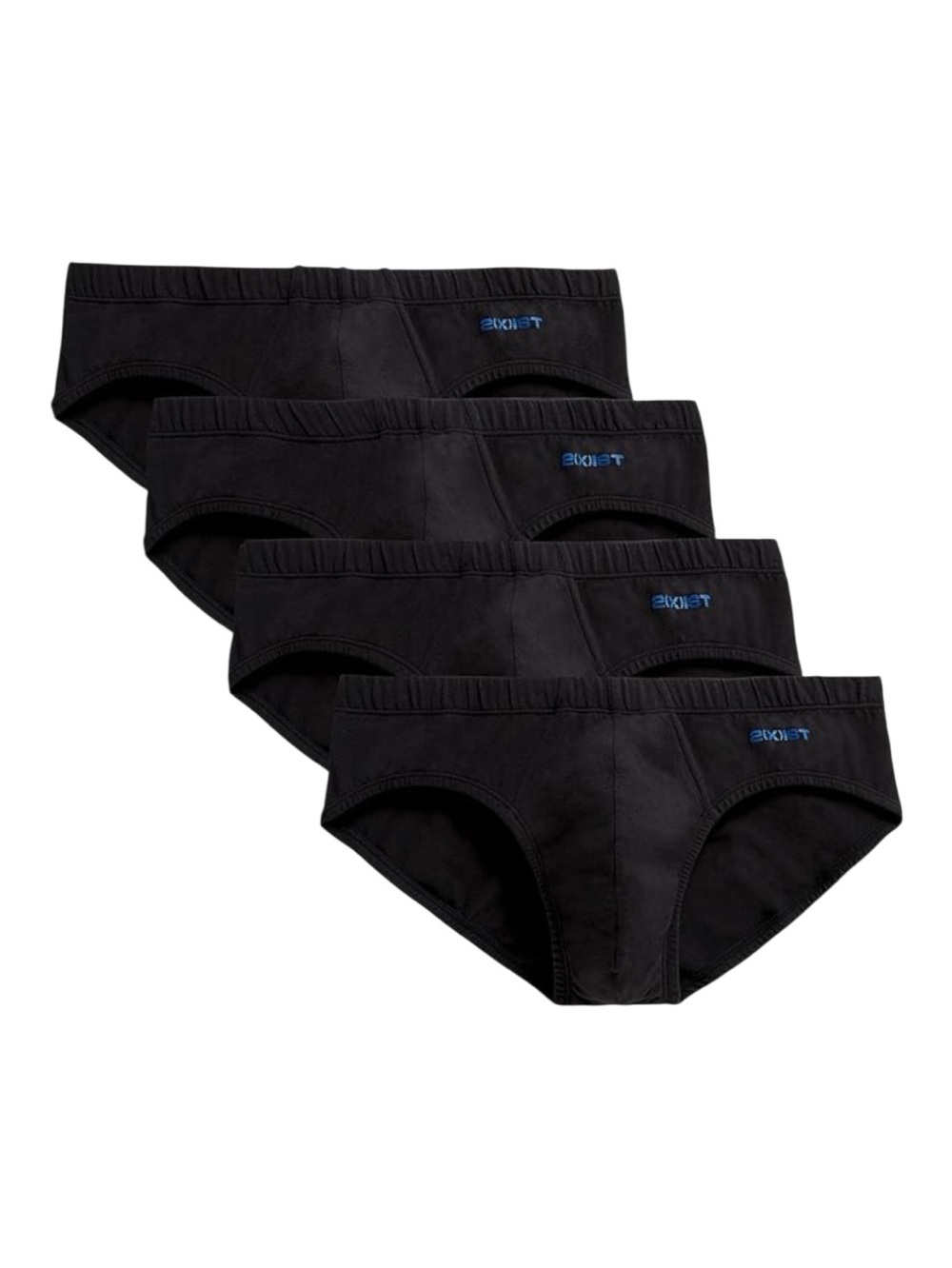 2(X)IST Stretch 4-Pack Bikini Briefs, Black, Size  medium, NWT